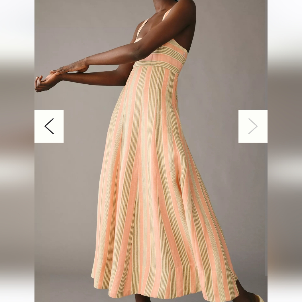 Anthropologie Linen Dress